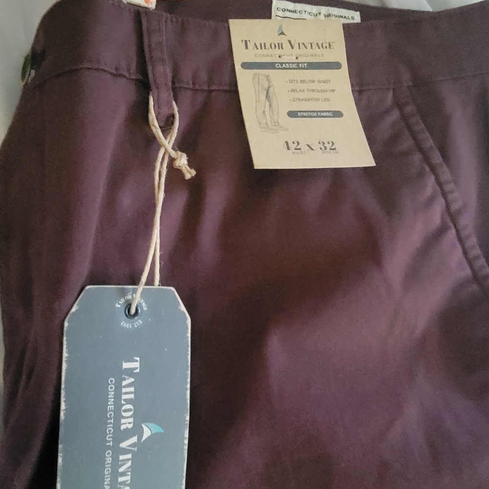 Men's pants size 42/32 chocolate brown